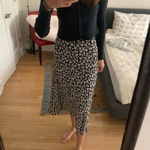 Zara floral skirt